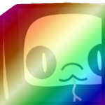 Shiny Rainbow Huge Skeleton Snake