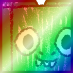 Shiny Rainbow Huge Sketch Dragon