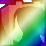 Shiny Rainbow Huge Spectral Deer