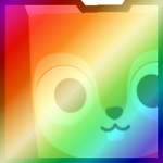 Shiny Rainbow Huge Squirrel