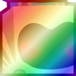 Shiny Rainbow Huge Stacked Dominus