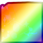 Shiny Rainbow Huge Stargazing Axolotl