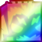 Shiny Rainbow Huge Storm Dominus