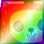 Shiny Rainbow Huge Strawberry Corgi