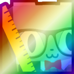 Shiny Rainbow Huge Teacher Cat