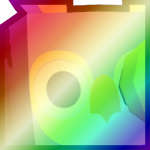 Shiny Rainbow Huge Telescope Owl