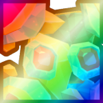 Shiny Rainbow Huge Treasure Golem