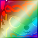 Shiny Rainbow Huge Valkyrie Wolf