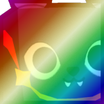Shiny Rainbow Huge Vampire Bat