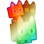 Shiny Rainbow Hydra Cat