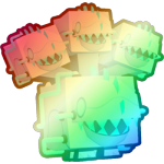 Shiny Rainbow Hydra Dino