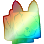 Shiny Rainbow Ice Corgi