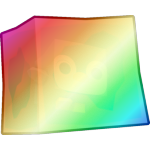 Shiny Rainbow Ice Cube Penguin
