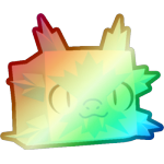 Shiny Rainbow Ice Snake