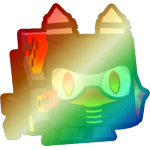 Shiny Rainbow Inferno Stealth Cat