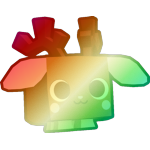 Shiny Rainbow Jackalope