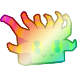 Shiny Rainbow Jelly Alien