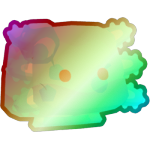 Shiny Rainbow Jelly Axolotl
