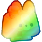 Shiny Rainbow Jelly Corgi