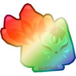 Shiny Rainbow Jelly Kitsune