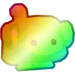 Shiny Rainbow Jelly Monkey