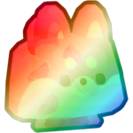 Shiny Rainbow Jelly Shiba
