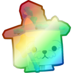 Shiny Rainbow Jelly Wizard