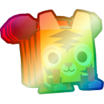 Shiny Rainbow Jetpack Tiger