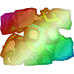 Shiny Rainbow Jungle Golem