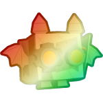 Shiny Rainbow Junkyard Bat