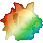 Shiny Rainbow Junkyard Hound Ball