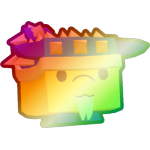 Shiny Rainbow Jurassic Beaver