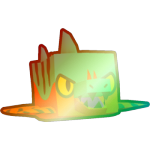 Shiny Rainbow Jurassic Crocodile