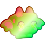 Shiny Rainbow Kawaii Dragon