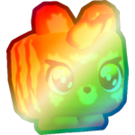 Shiny Rainbow Kawaii Tiger