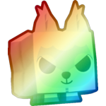 Shiny Rainbow Lamb Wolf