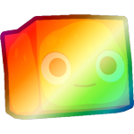 Shiny Rainbow Lava Slime