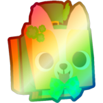 Shiny Rainbow Leprechaun Corgi