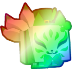 Shiny Rainbow Leprechaun Kitsune