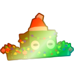 Shiny Rainbow Lit Octopus
