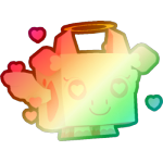 Shiny Rainbow Love Cow