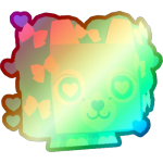 Shiny Rainbow Love Lion