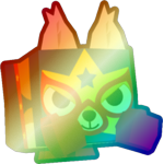 Shiny Rainbow Luchador Coyote