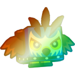 Shiny Rainbow Luchador Eagle