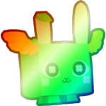 Shiny Rainbow Lucki Bunny