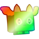 Shiny Rainbow Lucki Cat