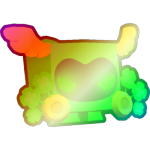 Shiny Rainbow Lucki Dominus
