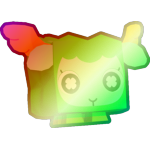 Shiny Rainbow Lucki Lamb