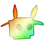 Shiny Rainbow Lunar Moth