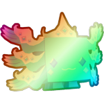 Shiny Rainbow Luxe Axolotl